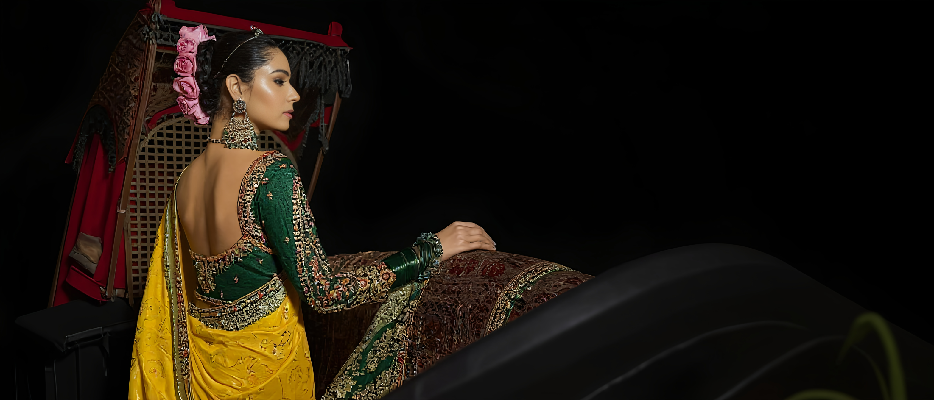 Latest Silk Saree Blouse Designs for Brides